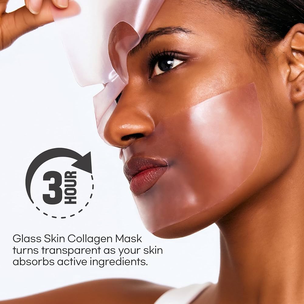 LAÉSSE glass skin Nightmask Amazon.com : Lepique GLASS SKIN 14Days Miracle Collagen Mask